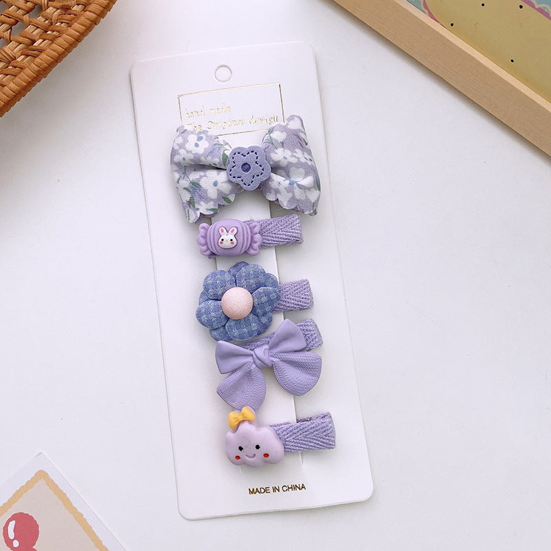 Versatile Hair Accessory For Babies: Colorful Small Butterfly Bow Hair Clip Sets