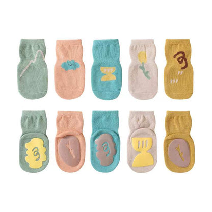 Baby Unisex Non-Slip Cartoon Pattern Socks In