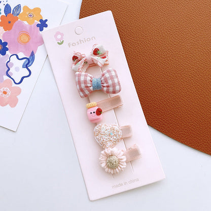 Versatile Hair Accessory For Babies: Colorful Small Butterfly Bow Hair Clip Sets