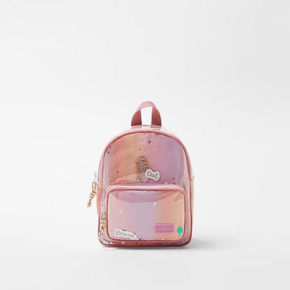 Children’s Solid Color Detail Decoration Quality Backpack