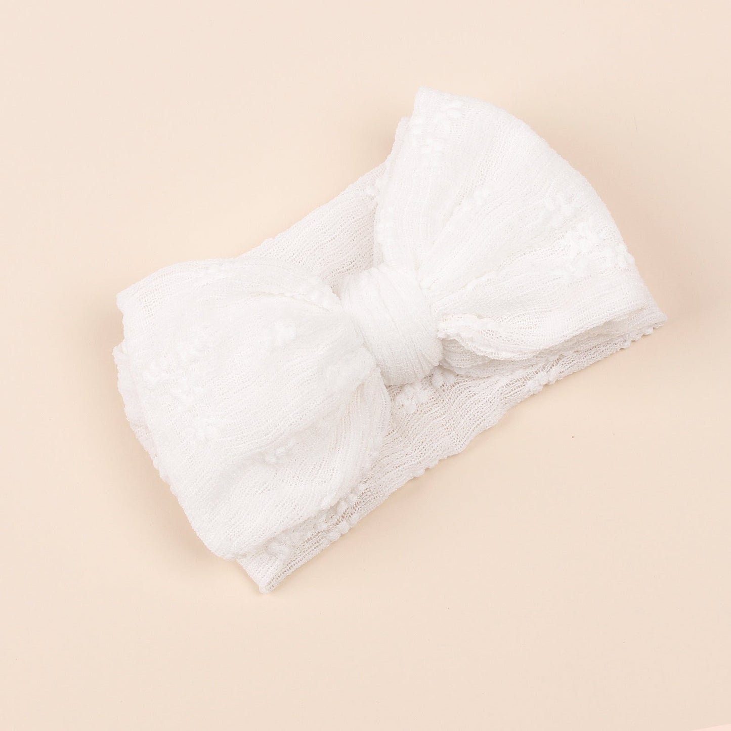 Baby Various Color Bow Tie Patched Design Elastic Headbands