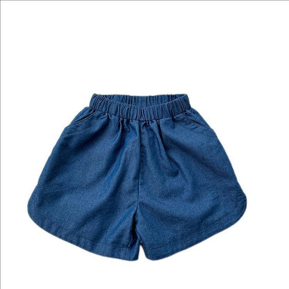 Summer New Arrival Unisex Blue Denim Shorts